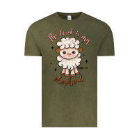 Vintage Olive the lord is my shepherd Vintage Tee - Artiststas