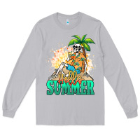 Moon Dust Hello summer skeleton Long Sleeve Tee - NancyCooperArtShop