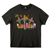 Asphalt he is risen Heavy Core Tee - MaliasSmallBusiness