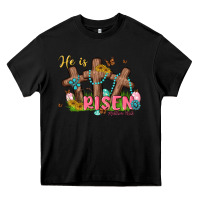 Black he is risen Heavy Core Tee - MaliasSmallBusiness