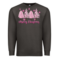 Smoke Merry Christmas Trees Premium Sweatshirt - FaDigitalArtStudio