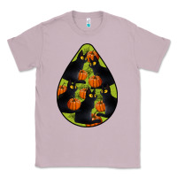 Lilac Black Cat Halloween Teardrop Classic Tee - LillyAllenDesigns