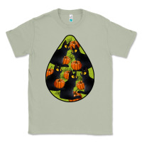 Matcha Black Cat Halloween Teardrop Classic Tee - LillyAllenDesigns
