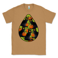 Toasted Coconut Black Cat Halloween Teardrop Classic Tee - LillyAllenDesigns