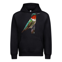 Foreset Green Ruby Throated Hummingbird Bird Urban Hoodie - LillyAllenDesigns