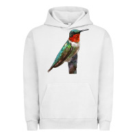 Pigment Lunar Rock Ruby Throated Hummingbird Bird Urban Hoodie - LillyAllenDesigns