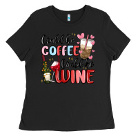 Black could be coffee could be wine Ladies Tee - MaliasSmallBusiness