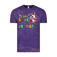 Cloud Purple cute smart and a little bit dramatic Vintage Tee - Artiststas