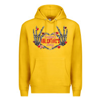 Lemon Happy Valentine's Day skeleton hands Premium Hoodie - FaDigitalArtStudio