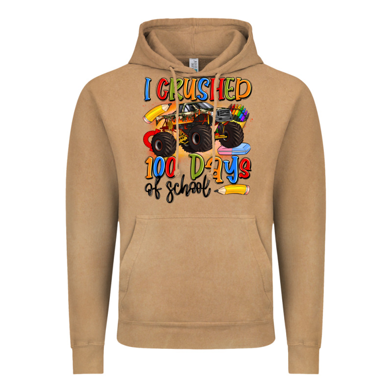 I Crushed 100 Days Of School Vintage Hoodie by Artiststas | Teevron