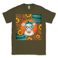 Army Green charolais cow Classic Tee - LillyAllenDesigns