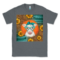 Charcoal Heather charolais cow Classic Tee - LillyAllenDesigns