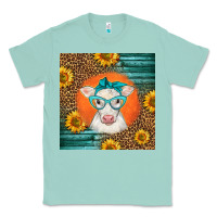 Seafoam charolais cow Classic Tee - LillyAllenDesigns