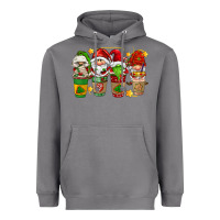 Storm christmas coffee cups gnomies Heavyweight Hoodie - FaDigitalArtStudio