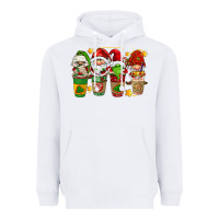 White christmas coffee cups gnomies Heavyweight Hoodie - FaDigitalArtStudio