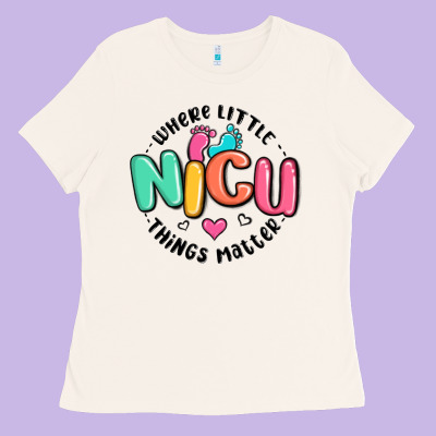 Nicu Where Little Things Matter Ladies Tee Designed By Maliassmallbusiness