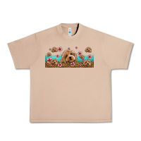 Burro floral cockapoo Urban Heavy Tee - Jasminsmagicworld