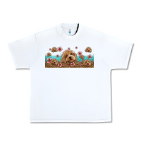 White floral cockapoo Urban Heavy Tee - Jasminsmagicworld