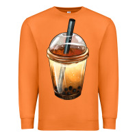 Carrot Bobba cup Premium Sweatshirt - FaDigitalArtStudio