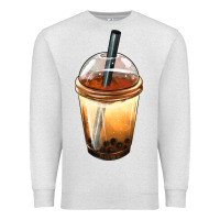 Oatmeal Heather Bobba cup Premium Sweatshirt - FaDigitalArtStudio