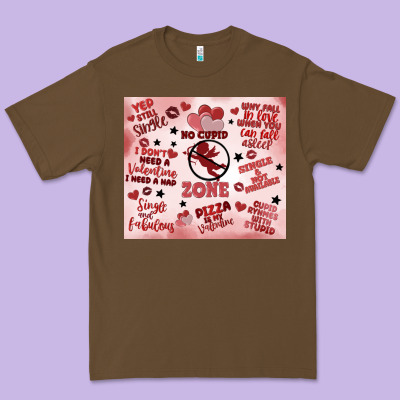 Funny Valentine's Day Premium Tee Designed By Maliassmallbusiness