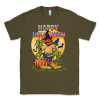 Army Green happy halloween Classic Tee - LillyAllenDesigns