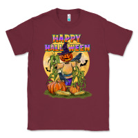 Burgundy happy halloween Classic Tee - LillyAllenDesigns