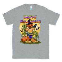 Heather Grey happy halloween Classic Tee - LillyAllenDesigns