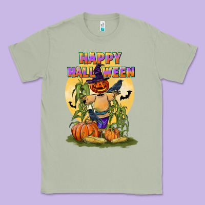 Happy Halloween Classic Tee Designed By Lillyallendesigns