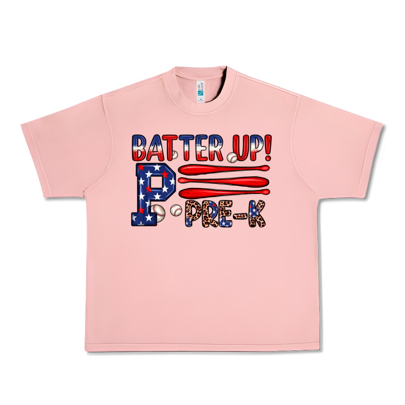 Batter Up Pre K Urban Heavy Tee by JahusDesignShop | Teevron