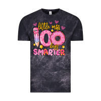 Cloud Black little miss 100 days smarter Vintage Tee - Artiststas