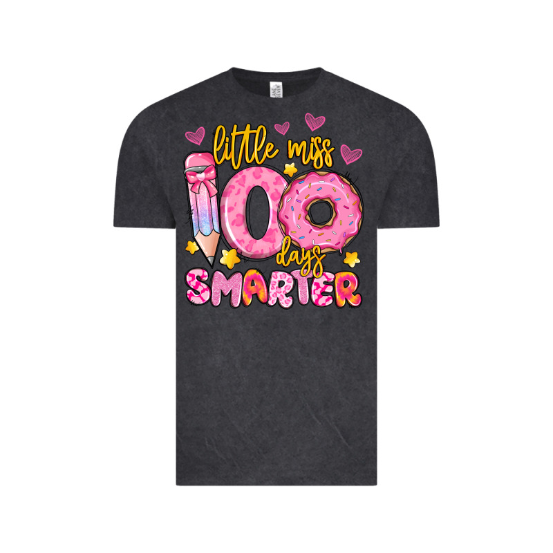 Little Miss 100 Days Smarter Vintage Tee by Artiststas | Teevron