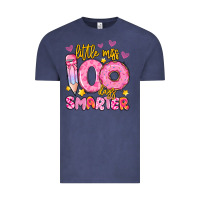 Vintage Denim little miss 100 days smarter Vintage Tee - Artiststas