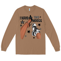 Toasted Coconut I Have Two Moods Black Sneakers Afro Girl Long Sleeve Tee - texasbilliewilder