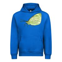 Cobalt Cabbage White Butterfly Urban Hoodie - LillyAllenDesigns