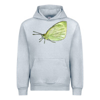 Heather Grey Cabbage White Butterfly Urban Hoodie - LillyAllenDesigns
