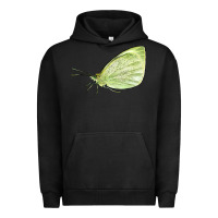 Pigment Black Cabbage White Butterfly Urban Hoodie - LillyAllenDesigns