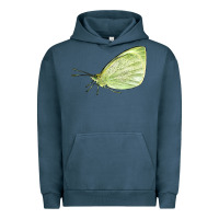 Pigment Midnight Navy Cabbage White Butterfly Urban Hoodie - LillyAllenDesigns