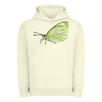 Pigment Pistachio Cabbage White Butterfly Urban Hoodie - LillyAllenDesigns