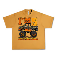 Peanut Butter i'm five this is how i roll monster truck birthday Urban Heavy Tee - Jasminsmagicworld