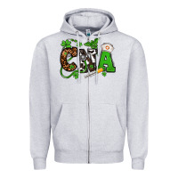 Heather Grey St. Patrick's Day CNA Zipper Hoodie - OliviaCreatesArt