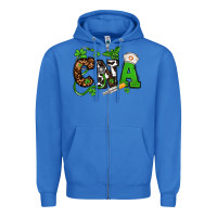 True Royal St. Patrick's Day CNA Zipper Hoodie - OliviaCreatesArt