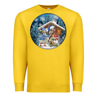 Lemon Winter Farm Animals Premium Sweatshirt - FaDigitalArtStudio