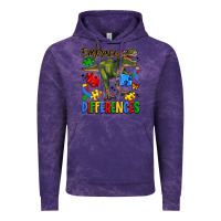 Cloud Purple embrace differences Vintage Hoodie - Artiststas