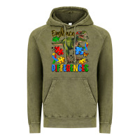 Vintage Olive embrace differences Vintage Hoodie - Artiststas