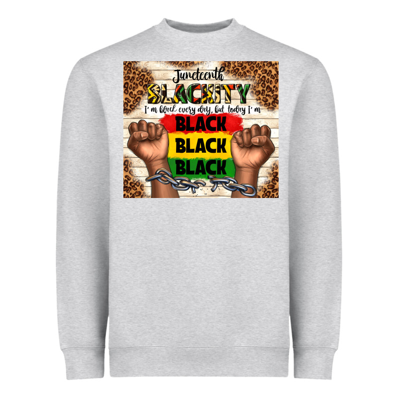 Juneteenth Blackity Black Black Black Heavyweight Sweatshirt by TumblerDesignByShophia | Teevron