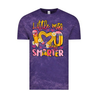 Cloud Purple little miss 100 days smarter Vintage Tee - Artiststas