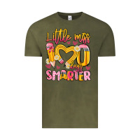 Vintage Olive little miss 100 days smarter Vintage Tee - Artiststas