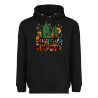 Black christmas cowboy Heavyweight Hoodie - FaDigitalArtStudio