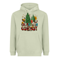 Matcha christmas cowboy Heavyweight Hoodie - FaDigitalArtStudio